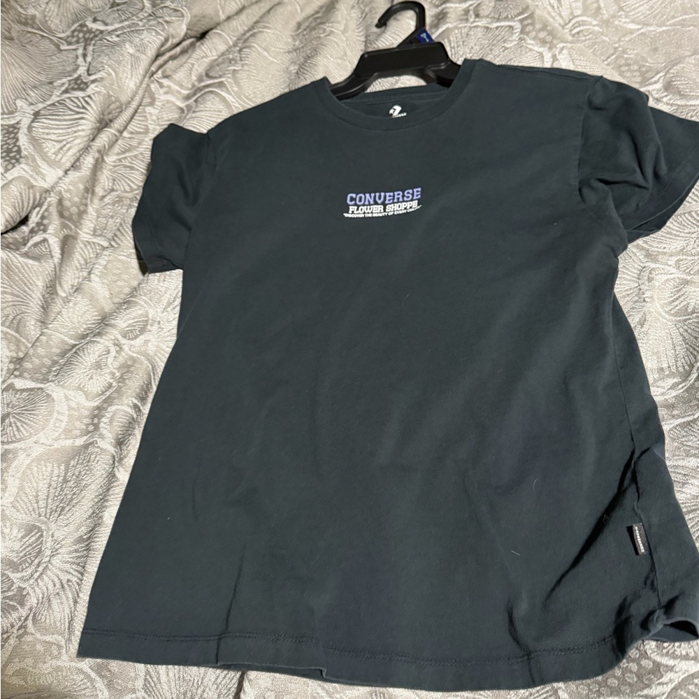 ❣️❄️Converse Black Graphic Short Sleeve Tee